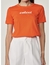 Camiseta colcci laranja purpurina