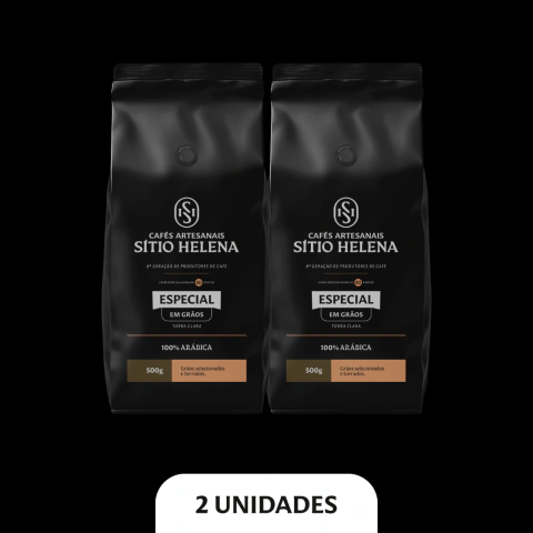Caixa com 2 Cafés Especiais em grãos de 500g