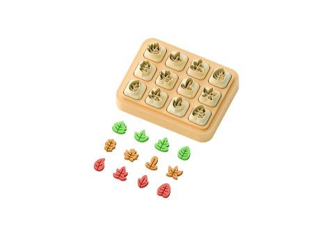 Mini Set con Base Encastrable Hojitas - comprar online