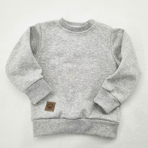 Buzo frisa gris melange - comprar online