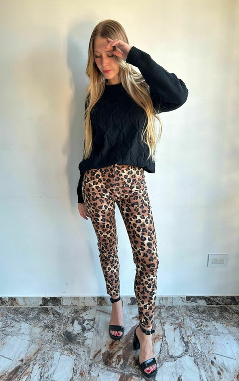 Pantalon Chupin Animal Print - comprar online