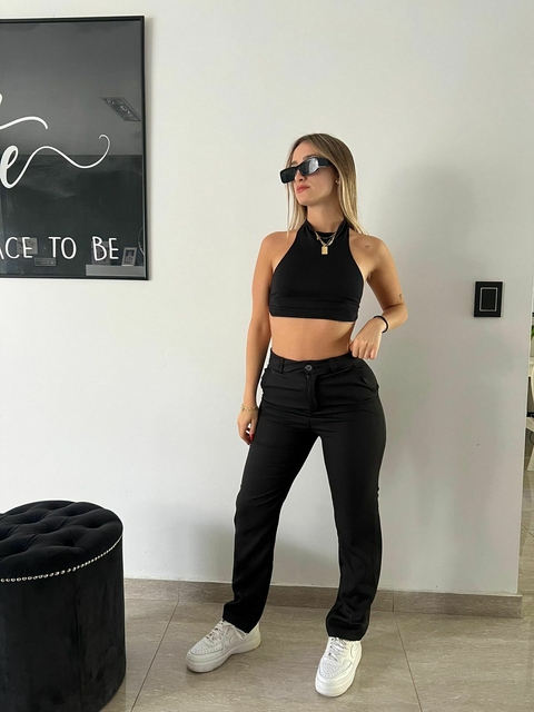 Pantalon sastrero con bolsillo chino - comprar online