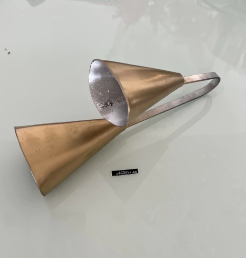 AGOGÔ 02 BOCAS - AGOGÔ PROFISSIONAL - CRIADO POR EDGARD DO IMPÉRIO SERRANO - comprar online