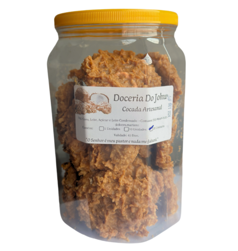 Cocada artesanal c/20