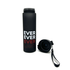Botella Deportiva Everlast 700ml 11397 NEGRO ROJO - ZATIMA MAYORISTA