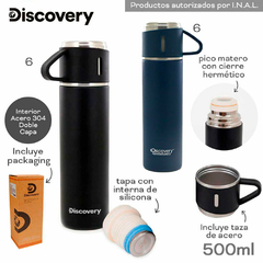 Termo Discovery 500ml Negro 11408 - tienda online