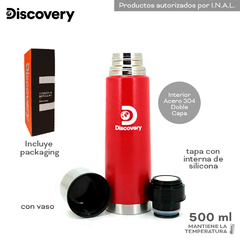 Termo Discovery 500ml Rojo 13614 - tienda online