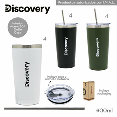 Vaso Termico Discovery Negro 14012 - ZATIMA MAYORISTA