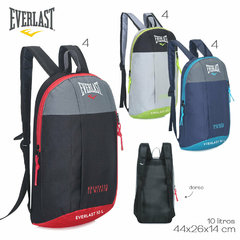 Mochila Everlast Outdoor NEGRO ROJO 15983 en internet