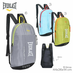 Mochila Everlast Outdoor Running Hidratación Deporte Cómoda 15984 VERDE en internet