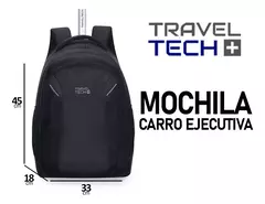 Mochila Carro 18 Travel Tech Negra 16023 - comprar online