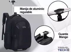 Mochila Carro 18 Travel Tech Negra 16023 en internet