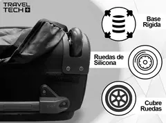 Mochila Carro 18 Travel Tech Negra 16023