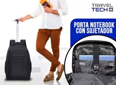Mochila Carro 18 Travel Tech Negra 16027 - tienda online