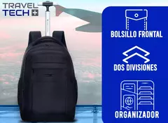 Mochila Carro 18 Travel Tech Negra 16027