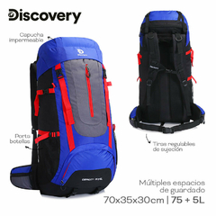 Mochila Discovery 80L 16042 - ZATIMA MAYORISTA