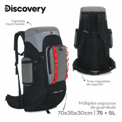Mochila Camping Discovery 16045 - ZATIMA MAYORISTA