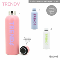 Botella Termica Trendy 16443 BLANCO - ZATIMA MAYORISTA