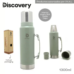 Termo Mate 1.3L Discovery Verde 17080 - tienda online