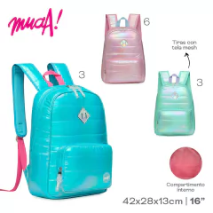Mochila Muaa Aqua 17601 en internet