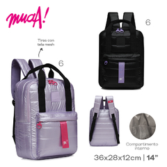 Mochila Muaa Negra 17606 en internet