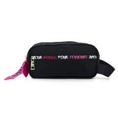 Cartuchera Oreiro Negro con Fucsia 17762 en internet