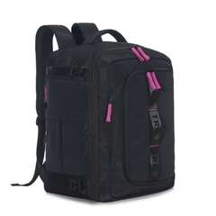 Mochila De Viaje Trendy NEGRO FUCSIA 17831 NEGRO FUCSIA