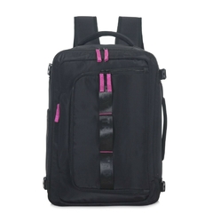 Mochila De Viaje Trendy NEGRO FUCSIA 17831 NEGRO FUCSIA - comprar online
