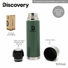 Termo Discovery 500ml Verde 17835 - ZATIMA MAYORISTA