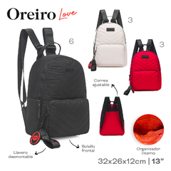 Mochila Oreiro Negro 18373 - ZATIMA MAYORISTA