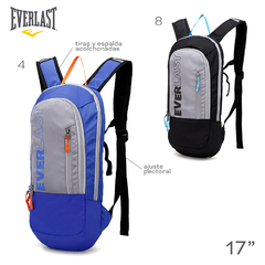 Mochila Running Trekking Everlast Negra 21726 - comprar online