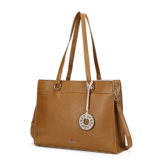 Cartera Bandolera Trendy Moda Mujer Cuero Correa Desmontable 21915 CAMEL