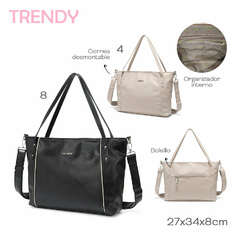Cartera Trendy 21919 NEGRO - comprar online