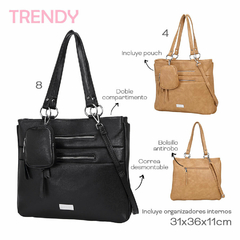 Cartera Trendy 21990 NEGRO - comprar online