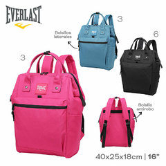 Mochila Boca De Pez Celeste 22158 en internet