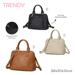 Cartera Trendy 22239 NEGRO - comprar online