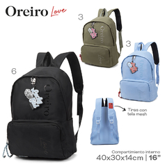 Mochila Oreiro Celeste 22372 - ZATIMA MAYORISTA