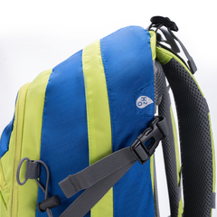 Mochila Camping Alpine Skate Azul y Verde 27236 - tienda online