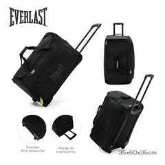 Bolso Carrito Para Viajes Con Ruedas Everlast Práctico 27574 - comprar online
