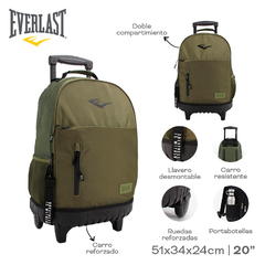 Imagen de Mochila Carro Everlast Verde 28062