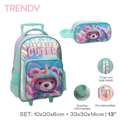 Set Mochila Carro y Cartu Trendy 28089 - comprar online
