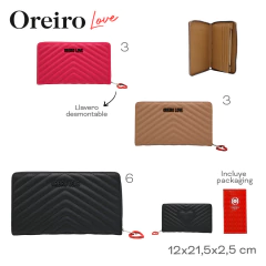 Maxi Billetera Oreiro Love Caqui 28299 - tienda online