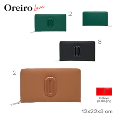 Maxi Billetera Oreiro Love Negro 28637 - comprar online