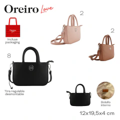 Cartera Oreiro Love Nude 29224 - tienda online