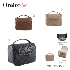 Portacosmetico Oreiro Love Marron 29313 - tienda online