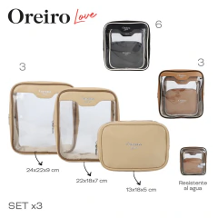 Portacosmetico Oreiro Love Negro 29458 - tienda online