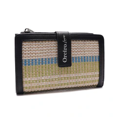 Billetera Oreiro Love Beige Verde 29639 - comprar online