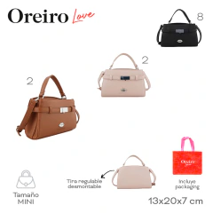 Cartera Oreiro Negro 29519 - tienda online
