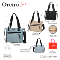 Cartera Oreiro Negro 29545 en internet