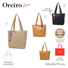 Tote Oreiro Negro 29554 - comprar online